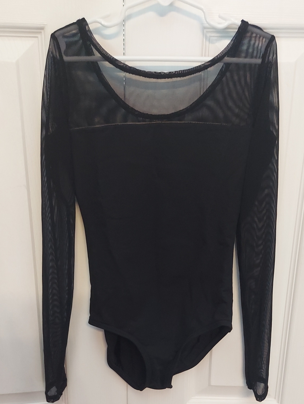 Capezio Black Leotard - Long Sleeve Child Medium